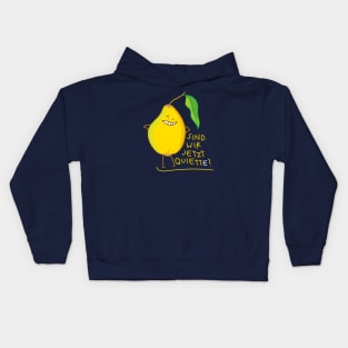 Funny quince with pun Kids Hoodie